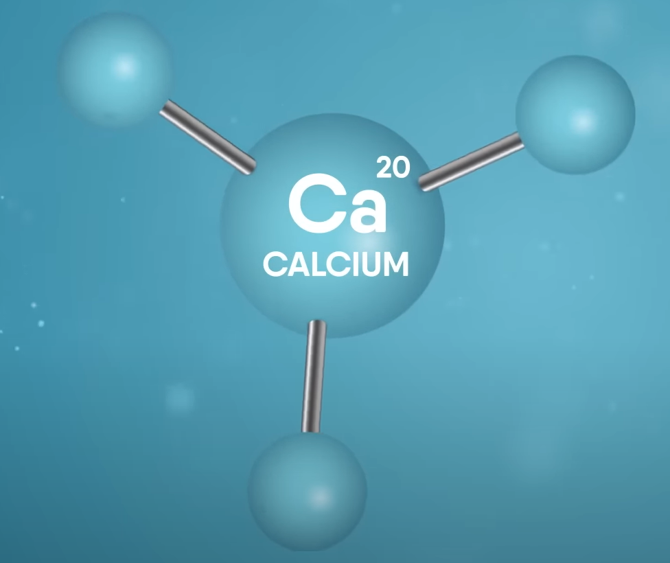 Ilustracija hemijskog elementa kalcijuma